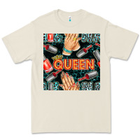 Bone nail queen hand and polish with lights and leopard seamless pattern bb Premium Tee - BundleAndBundleShop