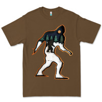 Cacao bigfoot wood layered christmas Premium Tee - DesigneFamous