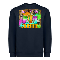 Navy Loaded Tea Junkie Heavyweight Sweatshirt - Jasminsmagicworld