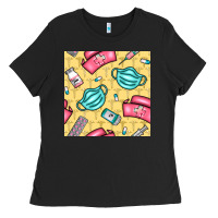 Nurse Medicine Seamless Pattern Ladies Tee | Teevron