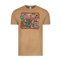 Vintage Camel Teacher life leopard frame Vintage Tee - LillyAllenDesigns