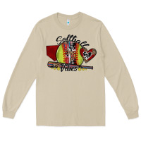 Mushroom softball vibes Long Sleeve Tee - SublimationCraftShop