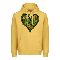 Antique Gold pineapple heart Premium Hoodie - Jasminsmagicworld