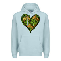 Blue Mist pineapple heart Premium Hoodie - Jasminsmagicworld