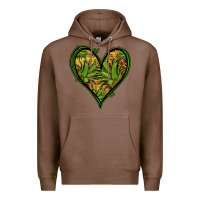 Chestnut pineapple heart Premium Hoodie - Jasminsmagicworld