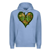 Colony Blue pineapple heart Premium Hoodie - Jasminsmagicworld