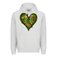 Dove Grey pineapple heart Premium Hoodie - Jasminsmagicworld