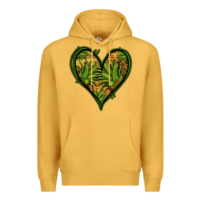 Pineapple Heart Premium Hoodie by Jasminsmagicworld | Teevron