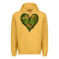 Mustard pineapple heart Premium Hoodie - Jasminsmagicworld