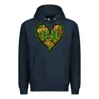 Navy pineapple heart Premium Hoodie - Jasminsmagicworld