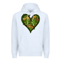 White pineapple heart Premium Hoodie - Jasminsmagicworld