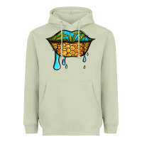Matcha summer vibes pineapple lips Heavyweight Hoodie - Jasminsmagicworld