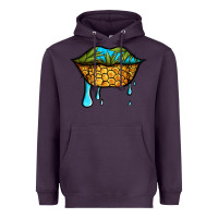 Plum summer vibes pineapple lips Heavyweight Hoodie - Jasminsmagicworld