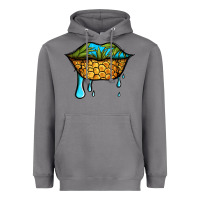 Summer Vibes Pineapple Lips Heavyweight Hoodie | Teevron