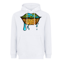 White summer vibes pineapple lips Heavyweight Hoodie - Jasminsmagicworld