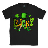 Black St. Patrick's lucky leprechaun Classic Tee - OliviaCreatesArt