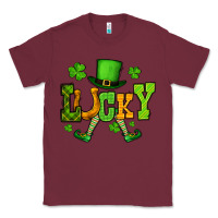 Burgundy St. Patrick's lucky leprechaun Classic Tee - OliviaCreatesArt