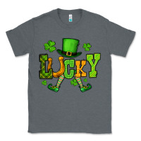 Charcoal Heather St. Patrick's lucky leprechaun Classic Tee - OliviaCreatesArt
