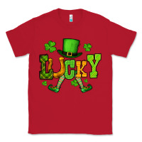 Red St. Patrick's lucky leprechaun Classic Tee - OliviaCreatesArt
