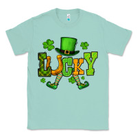 Seafoam St. Patrick's lucky leprechaun Classic Tee - OliviaCreatesArt