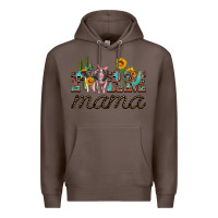 Coffee farm mama with baby pigs Premium Hoodie - Artiststas