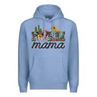 Colony Blue farm mama with baby pigs Premium Hoodie - Artiststas