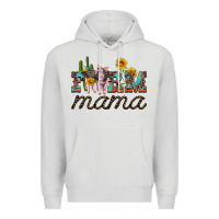 Dove Grey farm mama with baby pigs Premium Hoodie - Artiststas