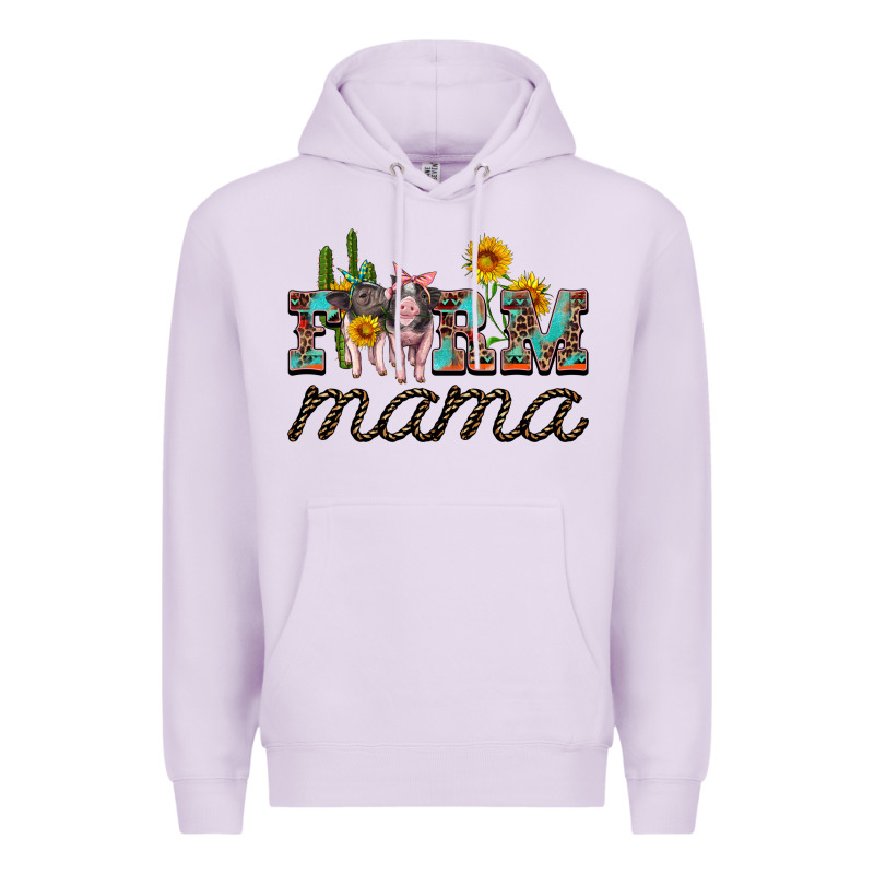 Farm Mama With Baby Pigs Premium Hoodie by Artiststas | Teevron