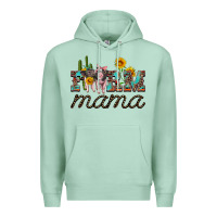 Seafoam farm mama with baby pigs Premium Hoodie - Artiststas