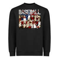 Black baseball dad Heavyweight Sweatshirt - Jasminsmagicworld