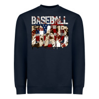 Navy baseball dad Heavyweight Sweatshirt - Jasminsmagicworld