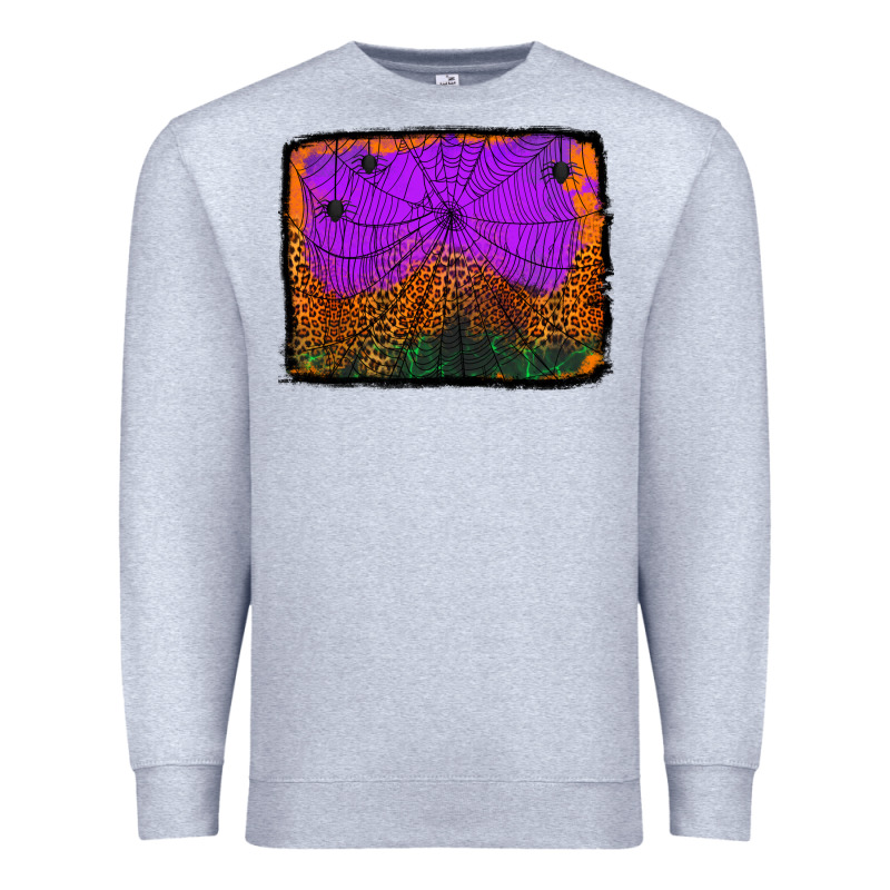 Halloween Spider Web Background Premium Sweatshirt by Jasminsmagicworld | Teevron