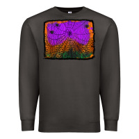 Smoke halloween spider web background Premium Sweatshirt - Jasminsmagicworld