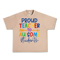 Burro Proud teacher to au-some students Urban Heavy Tee - CowhideDigitalArt