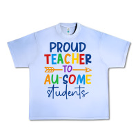 Grape Ice Proud teacher to au-some students Urban Heavy Tee - CowhideDigitalArt