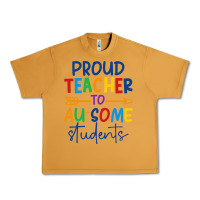 Peanut Butter Proud teacher to au-some students Urban Heavy Tee - CowhideDigitalArt