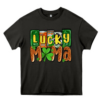 Asphalt St. Patrick's lucky mama Heavy Core Tee - OliviaCreatesArt