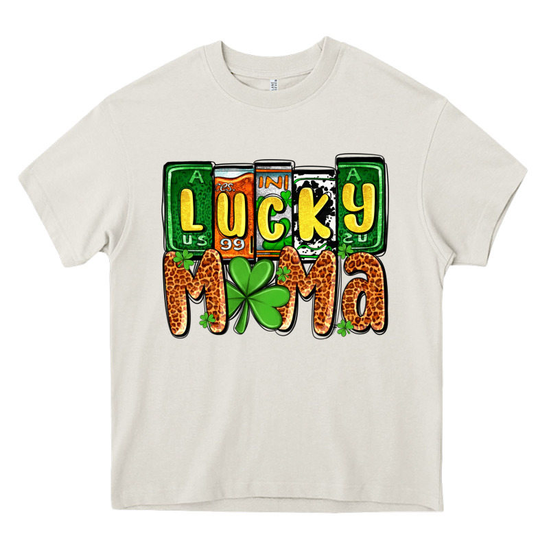 St. Patrick's Lucky Mama Heavy Core Tee by OliviaCreatesArt | Teevron