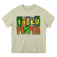 Mossy St. Patrick's lucky mama Heavy Core Tee - OliviaCreatesArt