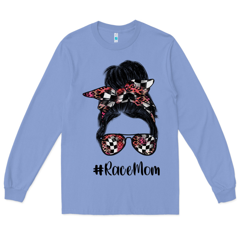 Race Mom Long Sleeve Tee by SublimationCraftShop | Teevron