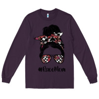 Plum race mom Long Sleeve Tee - SublimationCraftShop