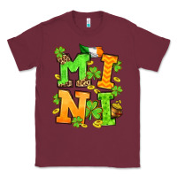 Burgundy St. Patrick's Day mini Classic Tee - OliviaCreatesArt