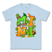 Dusty Blue St. Patrick's Day mini Classic Tee - OliviaCreatesArt