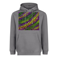 Storm mardi gras leopard background Heavyweight Hoodie - RanaPortraitStore