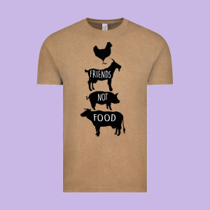 Friend Not Food Vintage Tee Designed By Bettercallsaul
