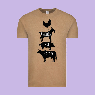 Friend Not Food Vintage Tee Designed By Bettercallsaul