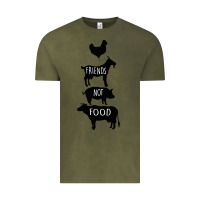 Vintage Olive Friend Not Food Vintage Tee - Bettercallsaul