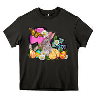 Asphalt Easter rabbits and cross Heavy Core Tee - OliviaCreatesArt