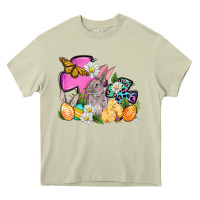Mossy Easter rabbits and cross Heavy Core Tee - OliviaCreatesArt