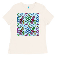 Bone Science Teacher Seamless Pattern Ladies Tee - BundleAndBundleShop